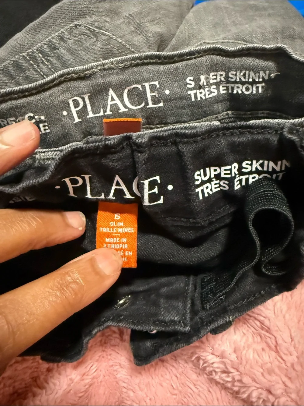 The Children's Place Black & Gray Kids Jeans Duo
